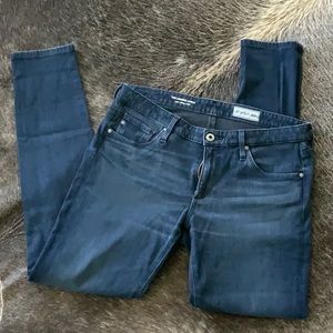 AG Super ankle skinny size 29R  knit luxe denim